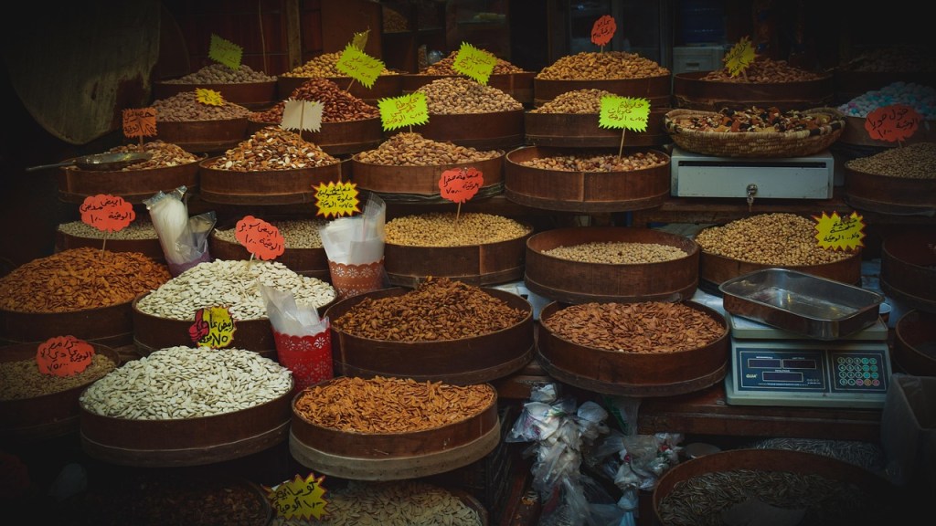 Nut market, Jordan